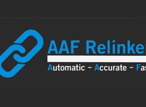 丢失素材智能链接AE脚本 Aescripts AAF Relinker v1.1