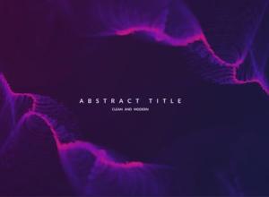AE模板-抽线粒子线条背景文字标题片头 Abstract and Modern Titles