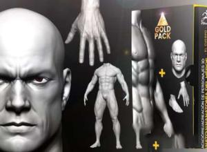 ZBrush三维人物角色模型雕刻建模教程 CG Makers – 3D Character Creation – Gold Pack