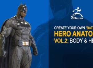 ZBrush蝙蝠侠人物模型雕刻建模教程 CG Makers – Create Your Own Batman