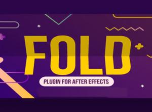 图层折叠效果AE插件AESweets Fold v1.1.1 Win/Mac 破解版