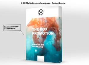 AE模板-三维立方体盒子产品宣传包装片头The Box Promotion