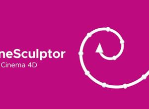 物体分布样条线C4D插件 LineSculptor for Cinema 4D R12- R21 Win/Mac