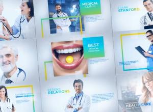 AE模板-医疗健康宣传包装片头 Medicals – Medicine Healthcare Slideshow