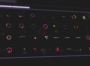 AE模板-300+闪光粒子形状动态图形效果MG动画Motion Graphic Effects