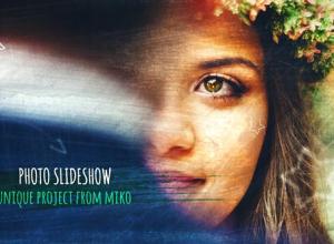 AE模板-照片回忆笔刷遮罩幻灯片相册开场 Photo Slideshow