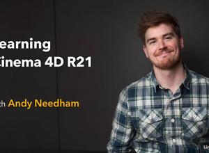 C4D R21新手入门基础教程+英文字幕 Lynda – Learning Cinema 4D R21