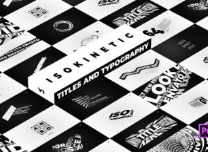 PR预设-20个三维等距文字标题排版字幕条动画 Isokinetic Titles And Typography