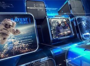 AE模板-完整广播设计新闻包三维现代科技感电视栏目包装 TV Broadcast Package