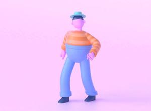 使用CMotion一键步行循环角色走路动画C4D教程+中英双语字幕