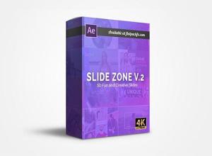 AE模板-50个4K独特现代标题排版图形转场视频宣传片头