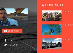 FCPX插件-扁平化logo文字排版过渡网络媒体视频包装动画