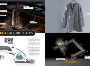 AE模板-100组标注标题目标点介绍呼叫指示线条测量动画