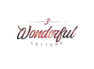 AE模板-创意英文手绘字母标题动画Wonderful Letters 3