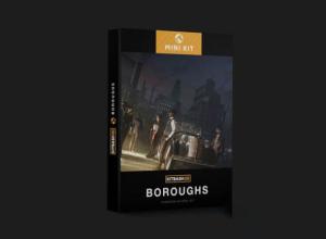 19世纪美国建筑楼房3D模型 KitBash3D – Mini Kit: Boroughs