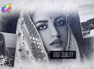 FCPX插件-照片回忆手绘素描相册片头 Memory Sketch