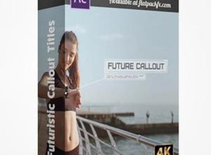 AE模板-20个4K呼出指示线介绍标注跟踪文字标题注释动画