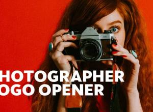 FCPX插件-摄影师单反快门拍摄Logo动画 Photographer Logo