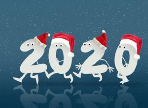 AE模板-圣诞节新年有趣卡通字母开场片头Christmas and New Year Opener