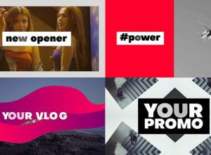 AE模板-跺脚节奏感事件介绍标题快闪片头Rhythmic Snaps Opener