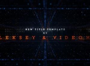 AE模板-科技感粒子焦点文字标题片头Dots Digital Titles