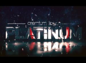 AE模板-铂金质感电影史诗暴风雨闪光烟雾粒子背景logo动画Platinum Logo Reveal