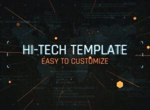 AE模板-科技感故障标题预告片Tech Glitch Trailer Titles