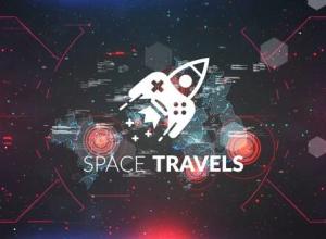 AE模板-未来派高科技元素太空旅行logo动画Space Travels