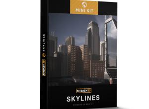 现代高楼大厦3D模型 Kitbash3D – Mini Kit Skylines