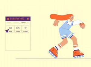 AE脚本-卡通人物角色手脚生成绑定MG动画 Character Tool V1.0.6 + 视频教程