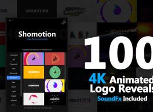 AE脚本-100个4K高质量特效Logo动画片头 Logo Pack