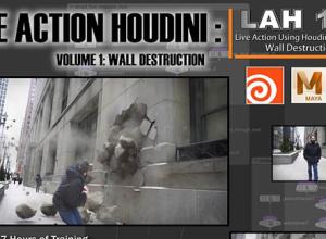 Houdini墙体破坏合成特效教程 SideFX – Live Action Houdini Volume 1: Wall Destruction