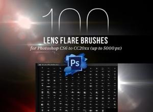 PS笔刷100个镜头光晕效果Photoshop笔刷预设