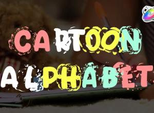 FCPX插件-手绘卡通字母数字动画 Cartoon Alphabet