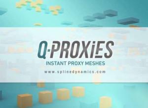 3DS MAX场景模型代理优化插件 Q-Proxies v1.20 for 3ds Max 2015-2024