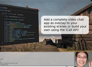 Unity视频聊天插件 WebRTC Video Chat 0.9843