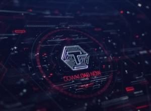 AE模板-科技感HUD屏幕UI标题设计动画