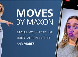 Moves by Maxon插件APP捕捉面部运动和全身运动数据导入C4D R21插件