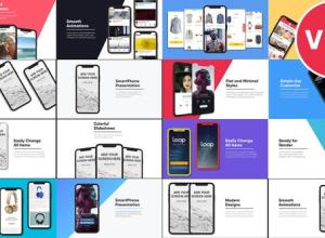 PR模板-智能手机演示iPhoneX苹果手机APP宣传动画片头