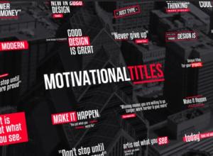 FCPX插件-25组简洁文字标题排版字幕动画预设