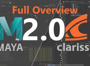 Maya/Clarisse模型场景桥接插件 Maya Clarisse Bridge Tool V2.0 Win破解版