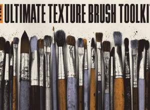 640种终极纹理笔刷PS预设工具包