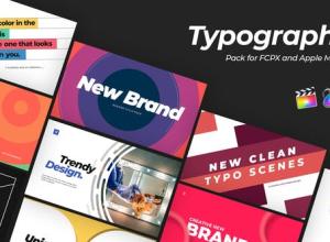 FCPX插件-20组时尚文字标题排版动画预设+使用教程