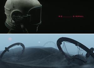 影视短片《无信号》C4D宇航员与场景3D模型