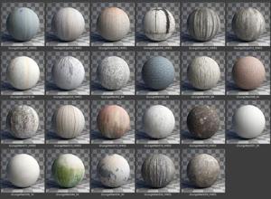 Corona渲染器划痕材质C4D预设