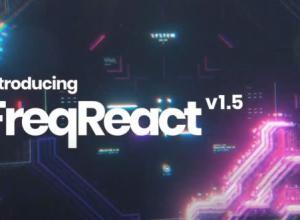 AE插件-音乐驱动视频节奏动画 FreqReact v1.5.7 Win/Mac
