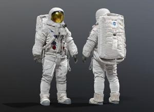 高精度太空航天服3D模型