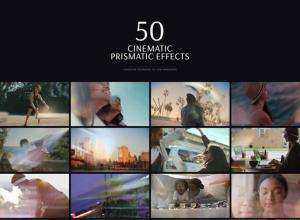 FCPX插件-50组大气唯美梦幻镜头棱镜光效折射特效预设 mPrism
