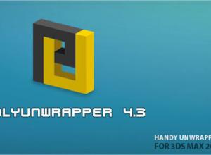3DS MAX UV贴图修改插件破解版 PolyUnwrapper v4.5.0