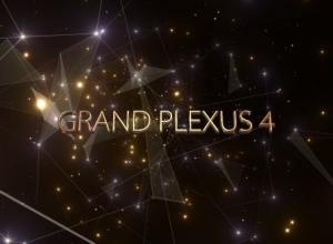大气优雅Plexus粒子点线几何图形线条抽象循环背景视频素材